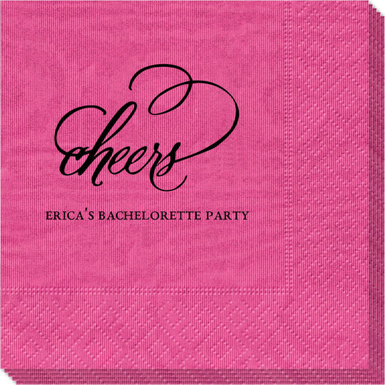 Refined Cheers Moire Napkins